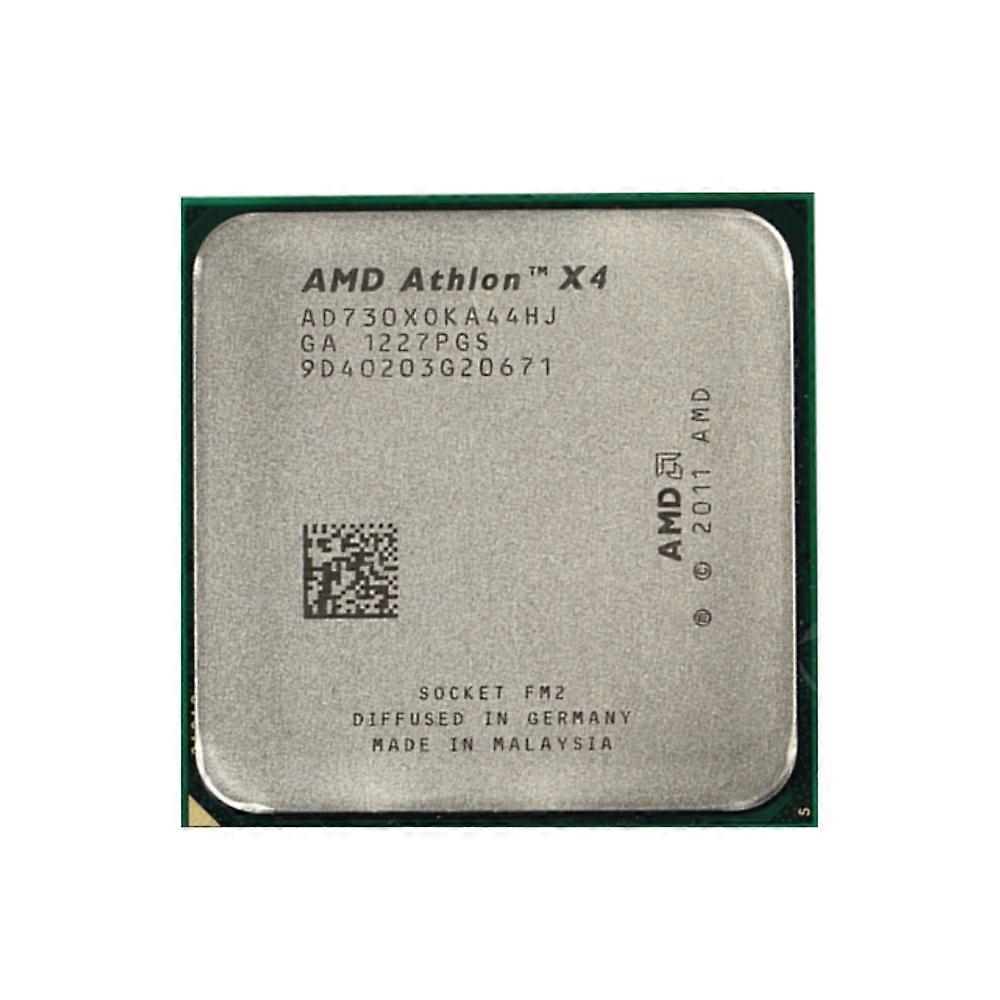 Athlon II X4 730 CPU - Socket FM2 4 Cores 4 Threads 2.8GHz 4MB L2 Cache 65W.