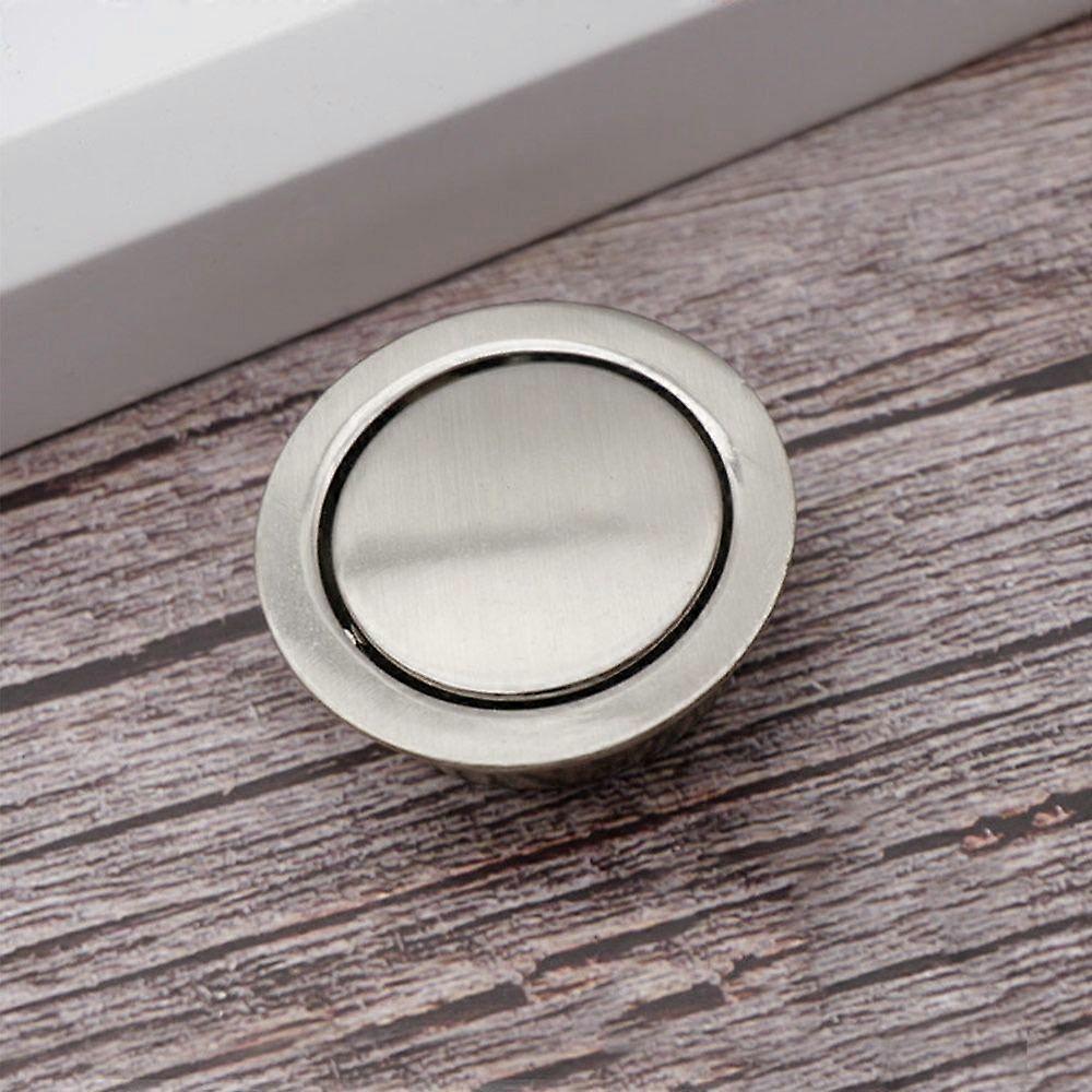 Round Hidden Door Handles Flip Drawer Pulls Modern Cabinet Handle Pull  Cabinet