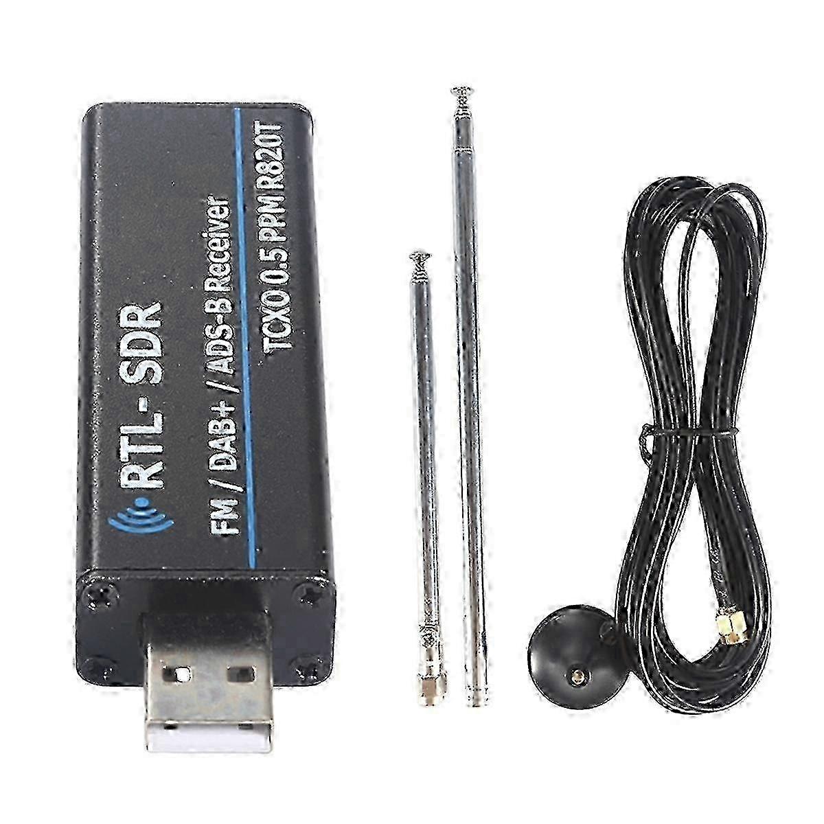 Shortwave Radio Air Band Receiver RTL SDR Receiver USB RTL-SDR Multi-Function Convenient Receiver