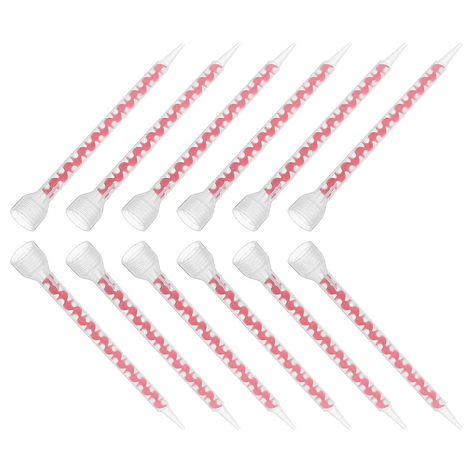 Multi Color Plastic Caulking Tip for Accurate Glue Dispensing 12Pcs