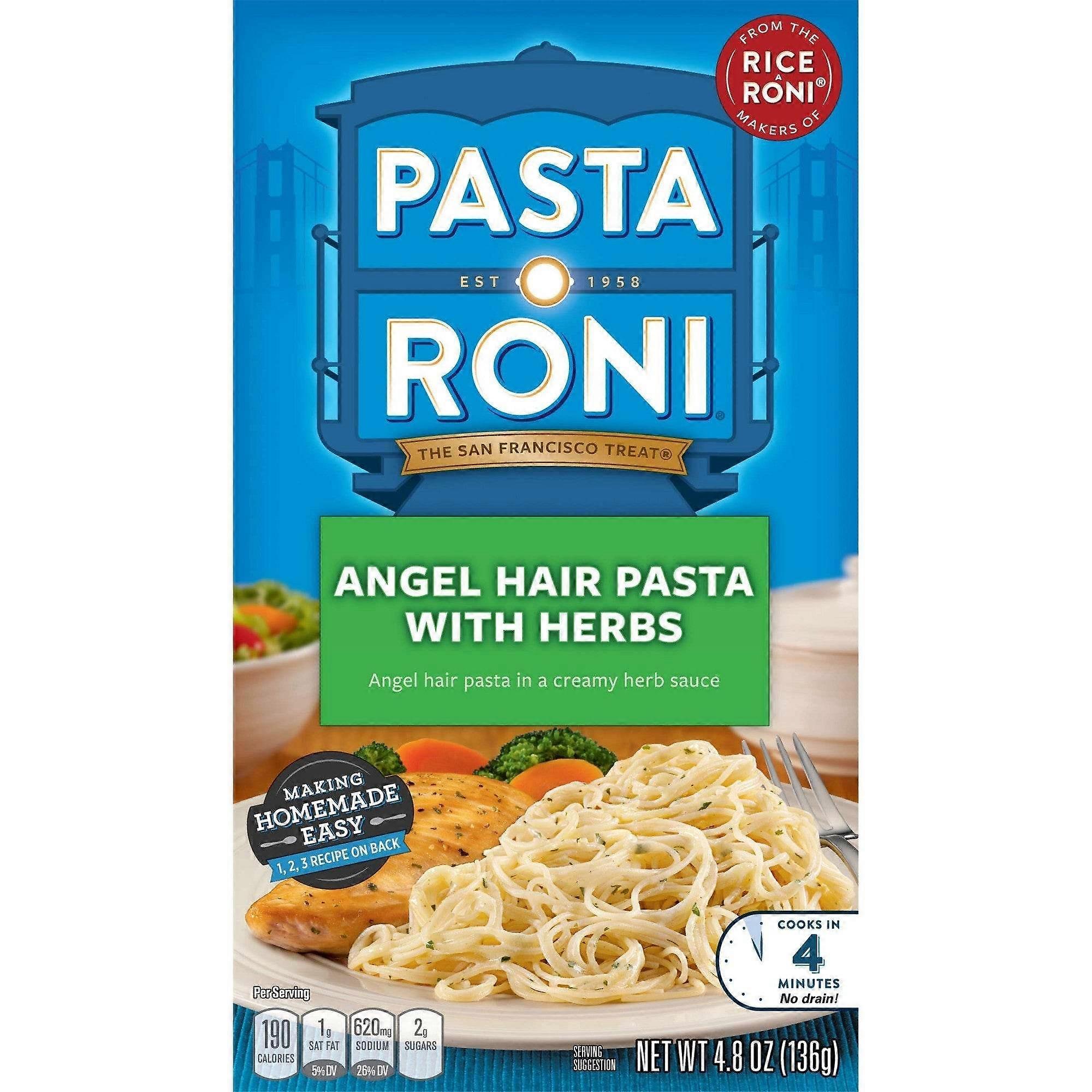 Pasta Roni Angle Hair Pasta With Herbs, 4.8 Oz