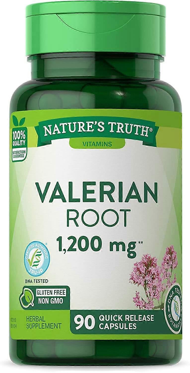 Nature's Truth Valerian Root, 1200 Mg, Quick Release Capsules, 90 Ea