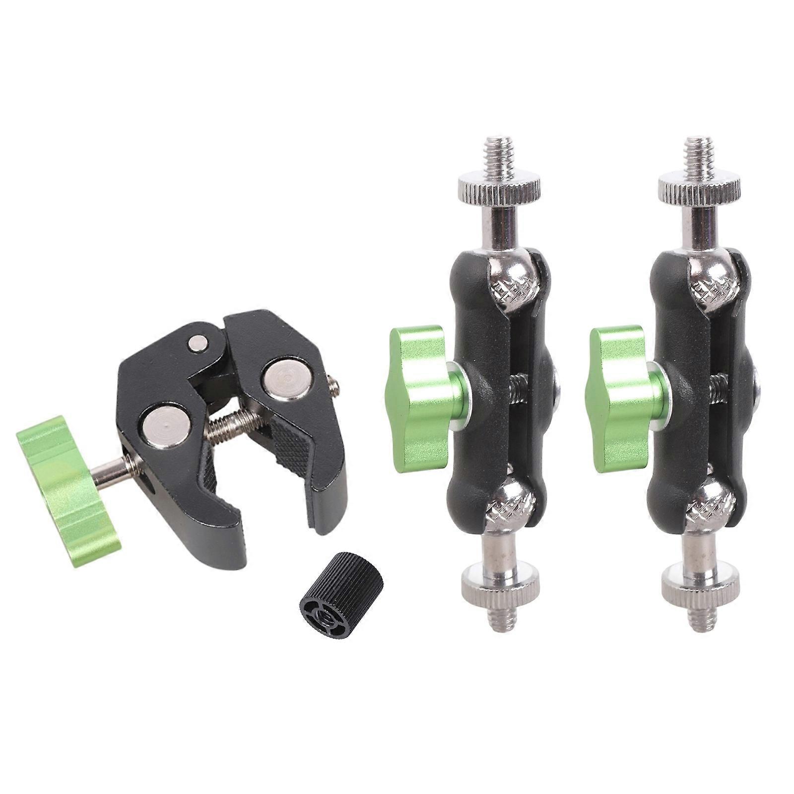 1/4inch Threaded Ball Head Base Mobile Phone Live Broadcast Bracket Overhead Bracket Action Camera Monitoring Rack Bracket Multicolor