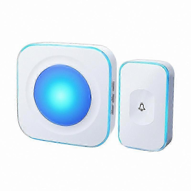 Visual and Vibrating Alerts Doorbell for Hearing Impaired Wireless Notification System
