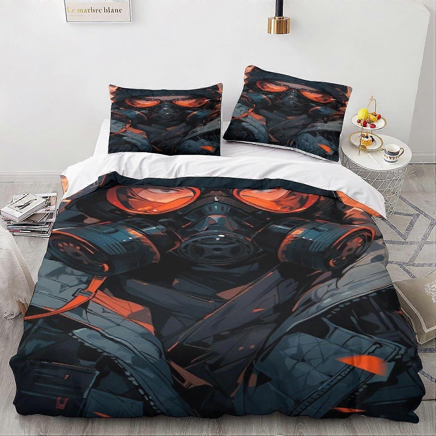 الرسوم المتحركة والمانغاس لحاف غطاء لحاف وأكياس وسائد 3D أنيمي تصميم نمط خفيفة الوزن ستوكات الخيال مجموعة الفراش