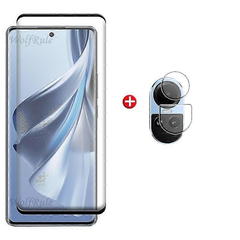 Reno 10 5gガラス用 Oppo Reno 10 5g強化ガラスフルカバー曲面9h HDスクリーンプロテクター Reno 10 5gレンズフィルム用