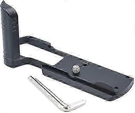 Panasonic GX9/GX85/GX7II L-Bracket Quick Release Vertical Shooting Grip Plate (Black)