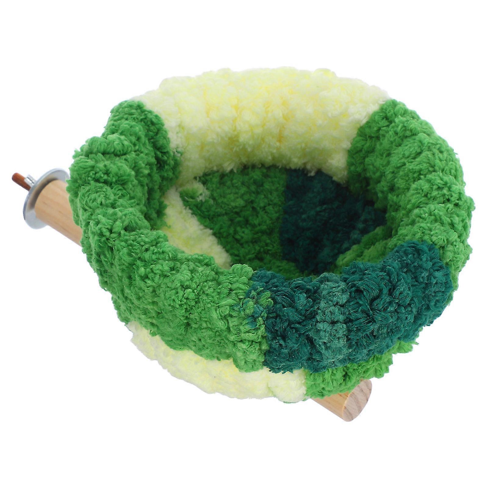 Parrot Perch Stand with Nest for Bird Cozy Warm Sleeping Nest