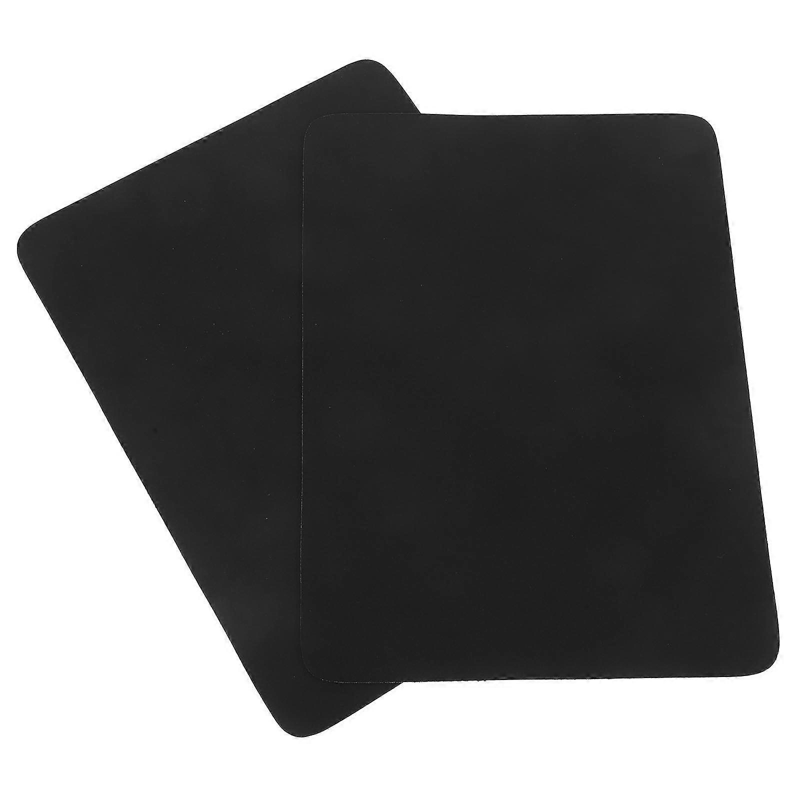 Diatom Mud Kitchen Mat for Daily Use Black Easy Storage Compact Size 2 Pcs