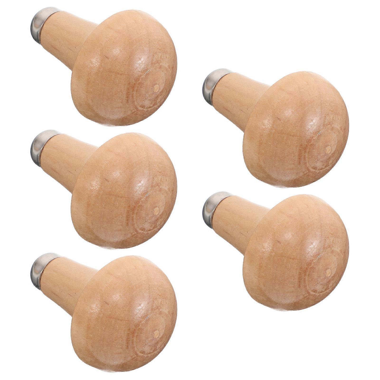 Wood File Handle for Engraving Tool 5Pcs Set Comfortable Grip Multi-Function