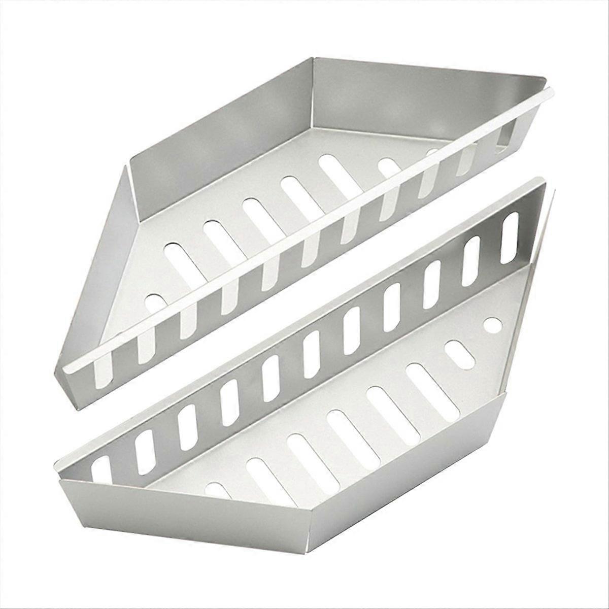 Charcoal Container Contoured Carbon Briquet Grilling Baskets,2 Pieces