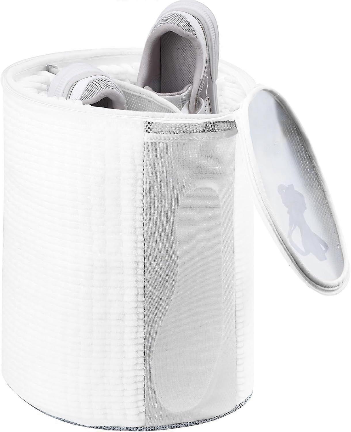 Large Shoe Bag for Washing Machine, Two-Zone Design, 2 Mesh Pockets, One-Step