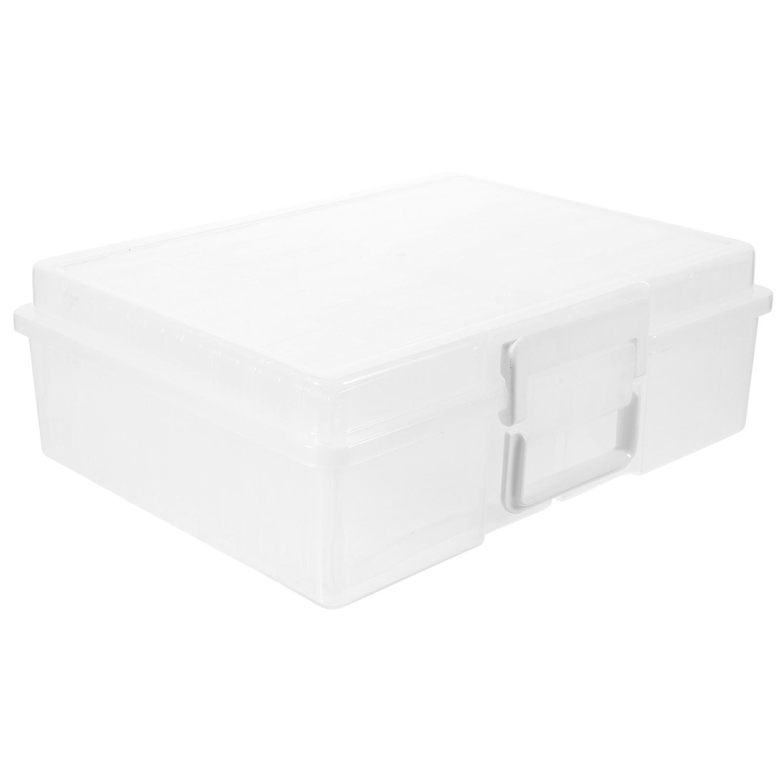 1 Set Photo Storage Box Photo Organizer Storage Photo Box Photo Keeper Container Box