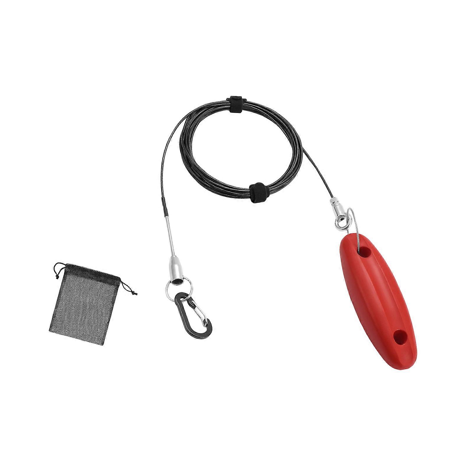 Fish Stringer with Clip and Float Ball Fish Needle Hook Stringer Fish Holder for Diving Quick Handspear Easy to Use  5M