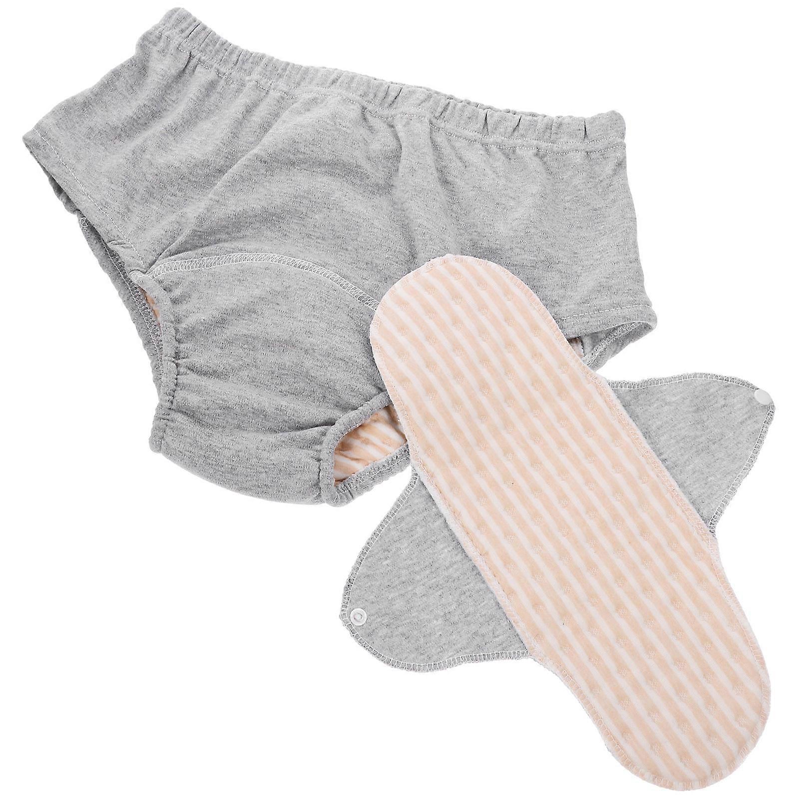 Leakproof Elderly Cotton Diaper Reusable Incontinence Underwear