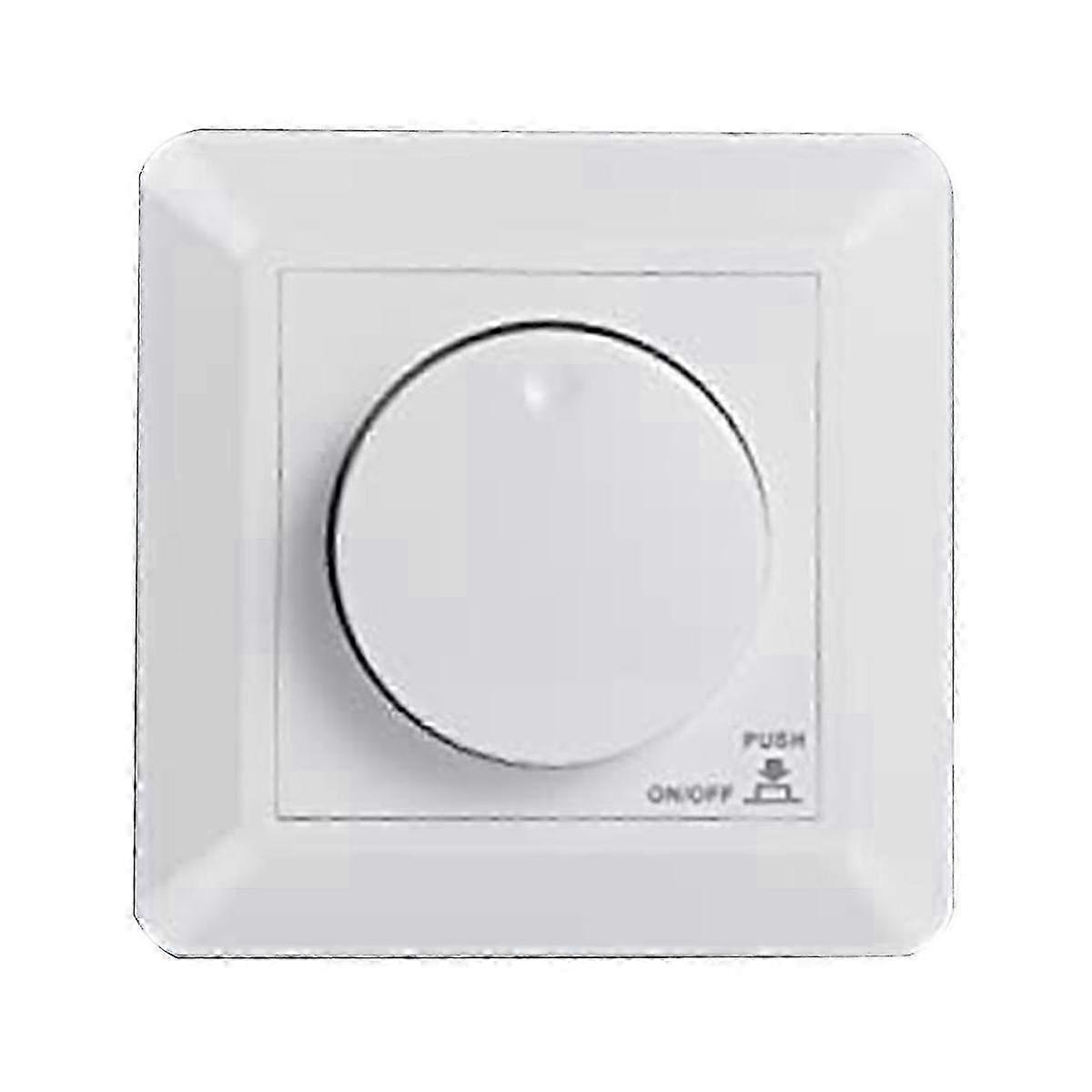 Dimmer Switch Flush-Mounted compatible with LED and Halogen Lights 5-300 Watts