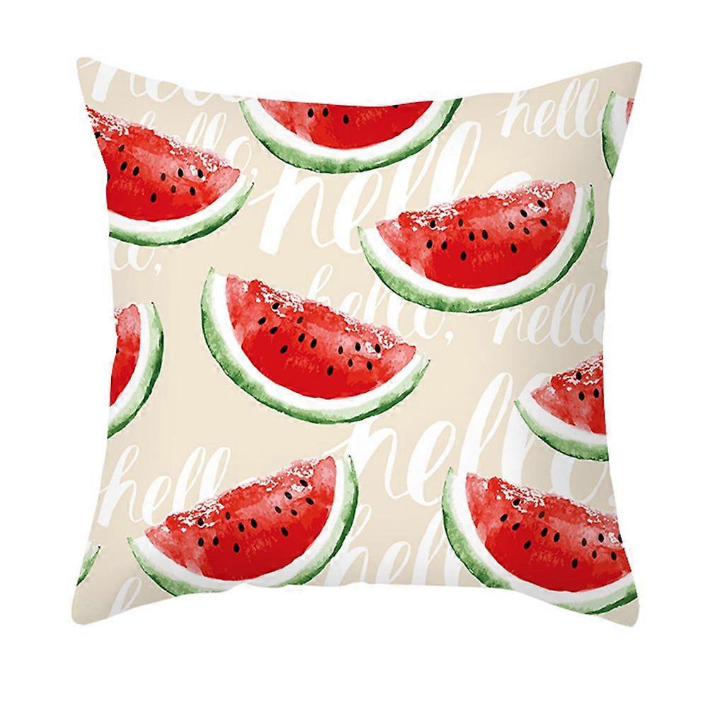Capa de travesseiro de escritório Capa de travesseiro de sofá Capa de almofada com estampa de frutas