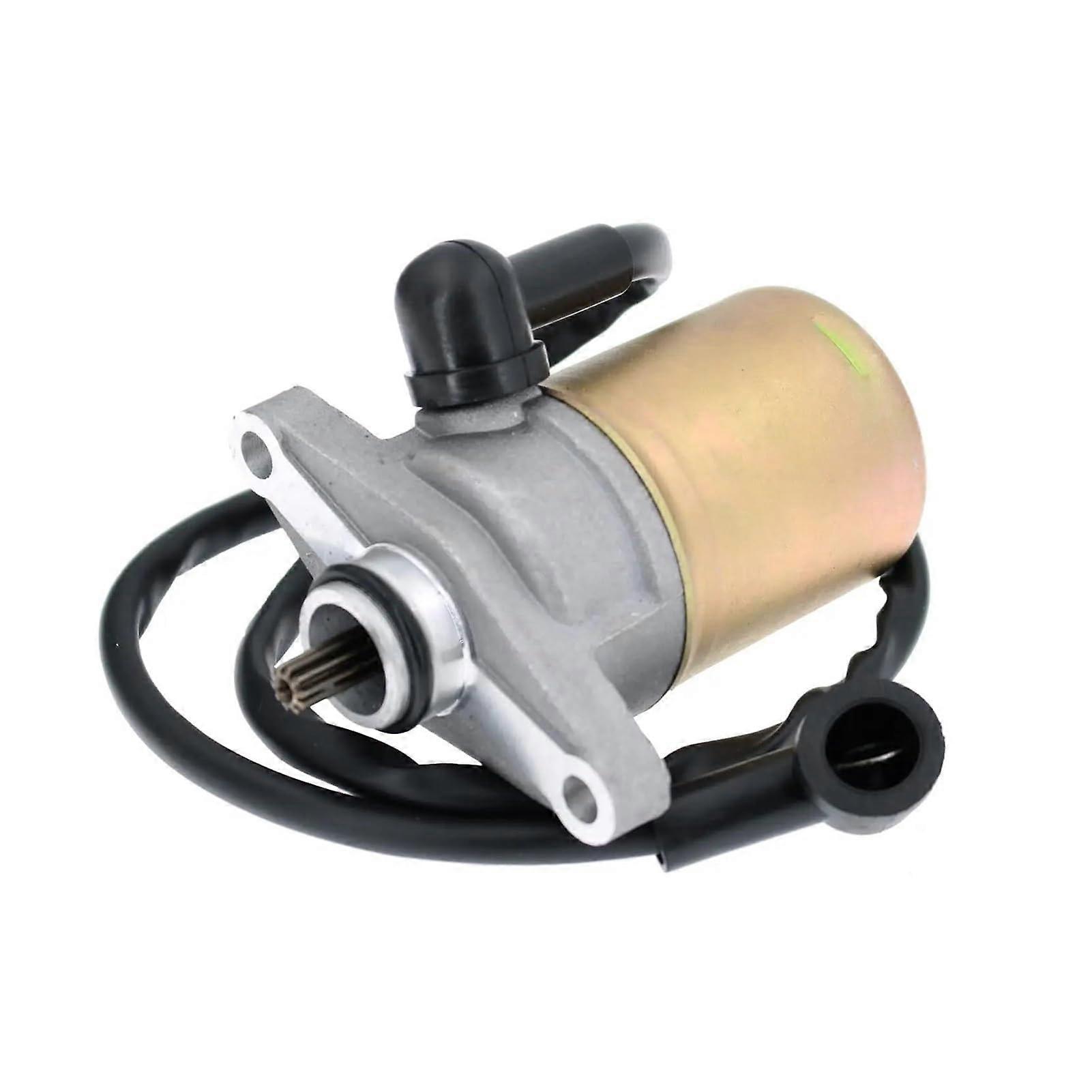 GY6 Starter Motor with Wire for 49cc100cc 4Stroke Scooter Moped ATV GoKart Quick Start