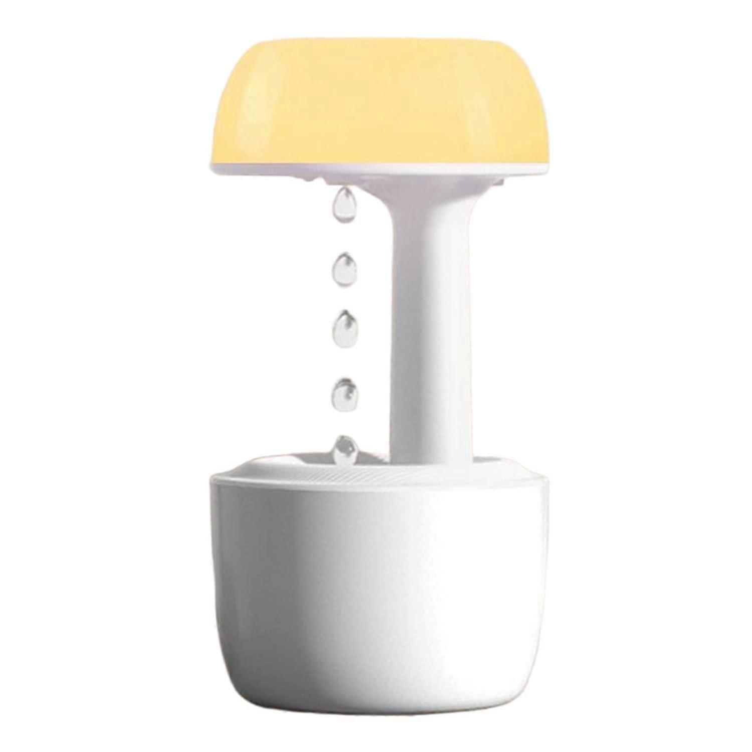 Anti Gravity LED Cool Mist Humidifier 800ml Mushroom Aroma Diffuser with 7Color Lights for Bedroom