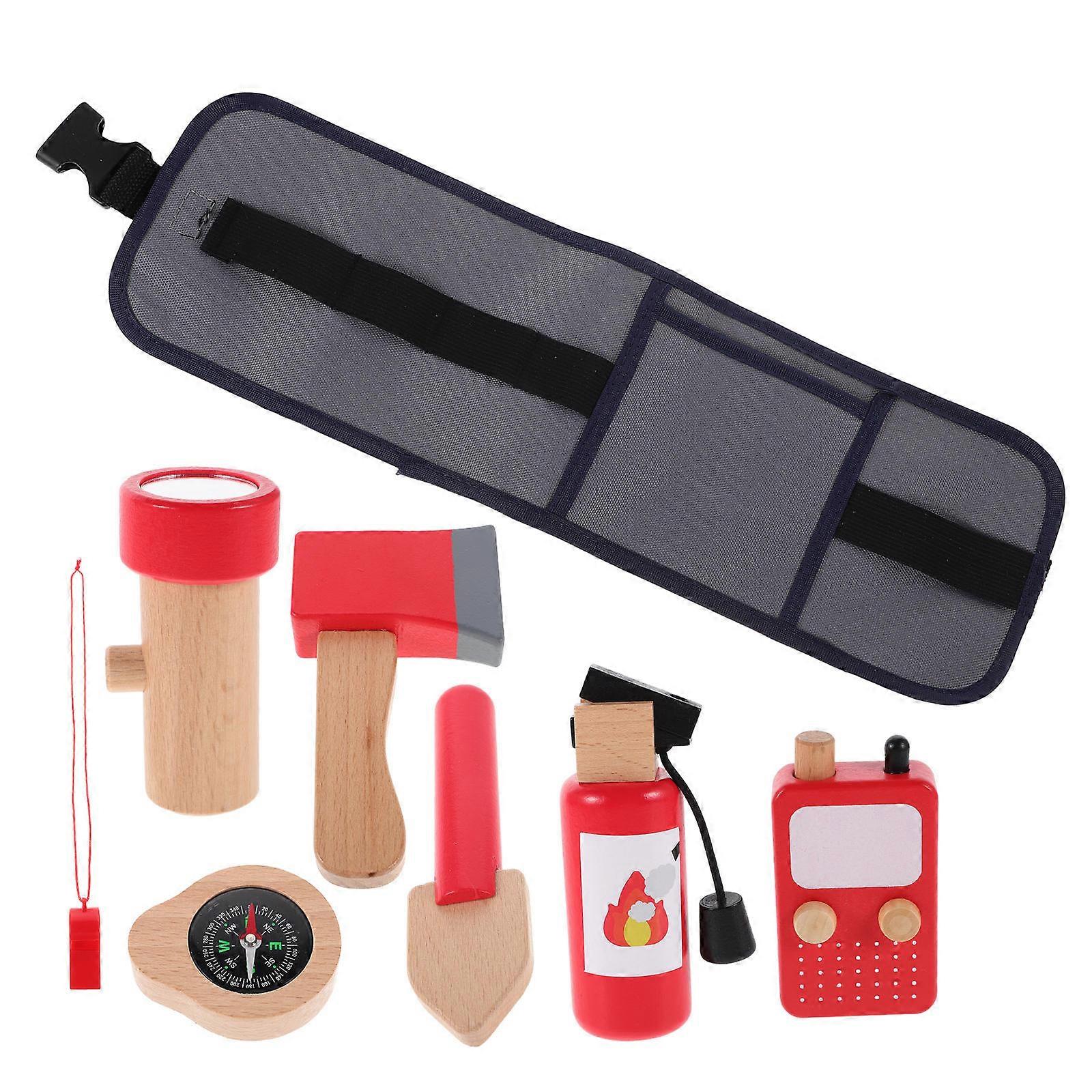 Kids Firefighter Tools Firefighter Role Play with 1Set Fireman Accessories