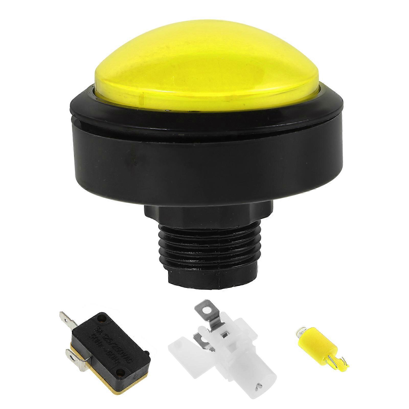 LED Push Button Game Machine Replacement Button with Light for Gaming