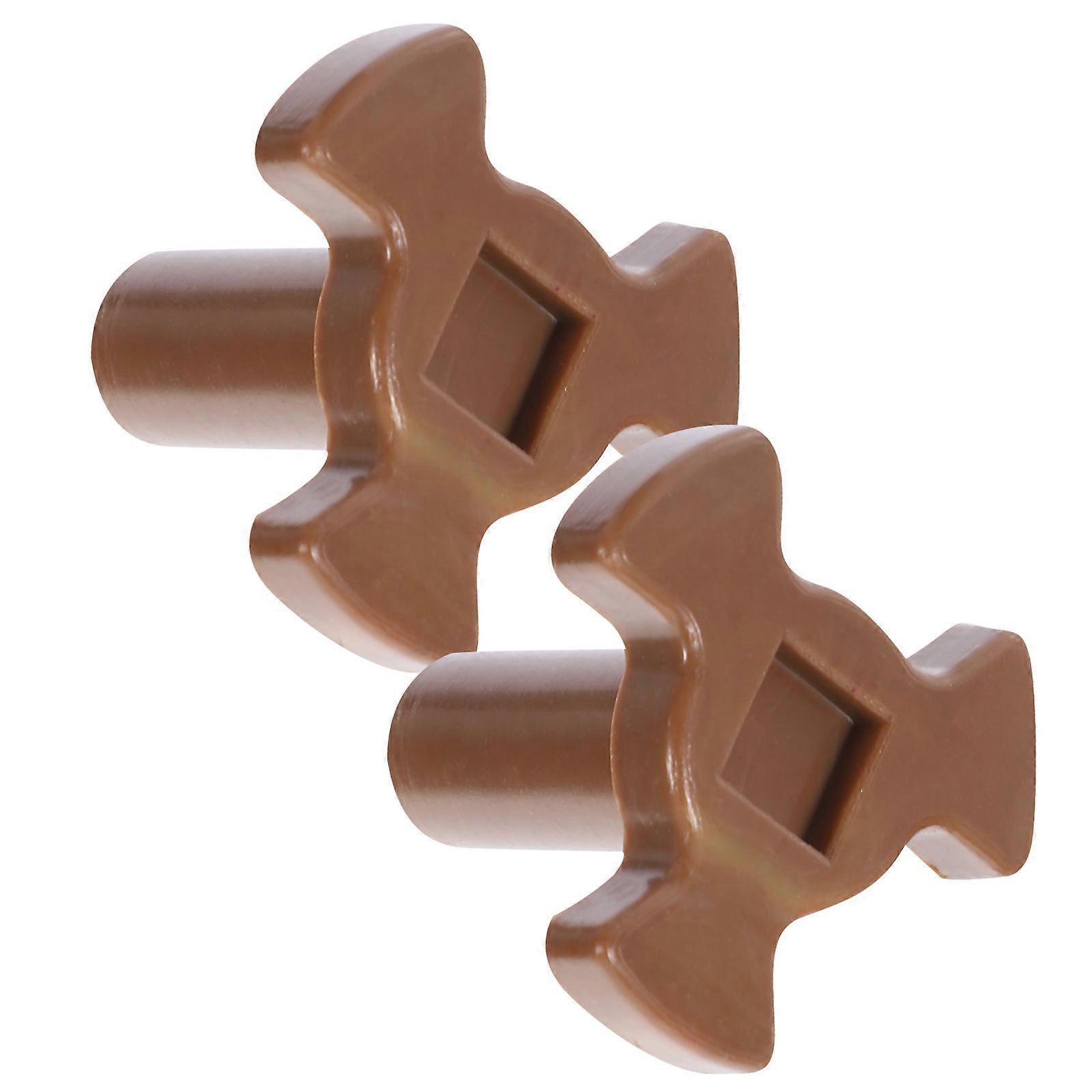 2pcs Y Shape Plastic Coupler Replacement for Microwave Oven Turntable Shafts
