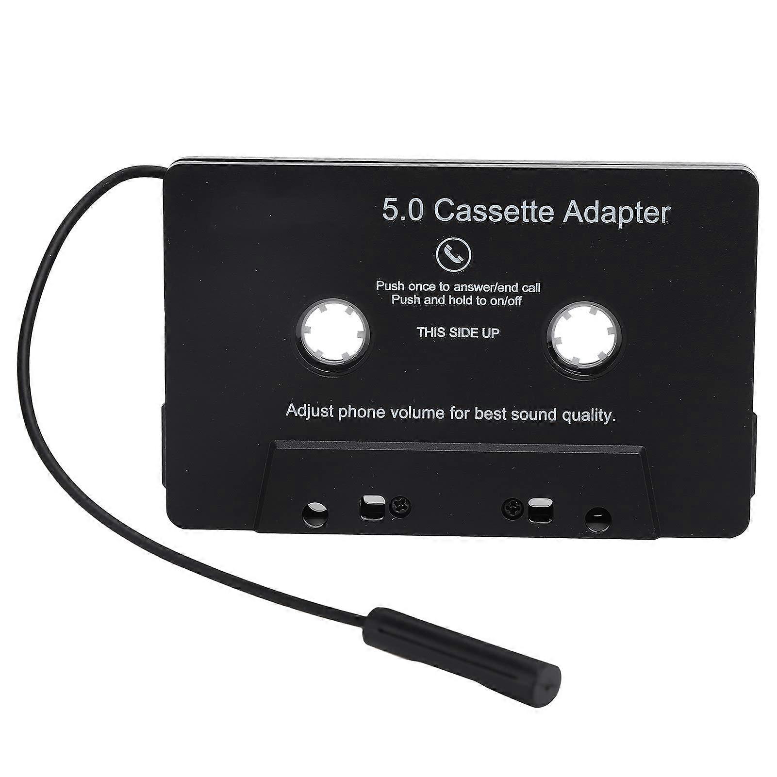 Bluetooth Cassette Adapter 5.0 with Mic for Hands Calling and Streaming in Car Stereo