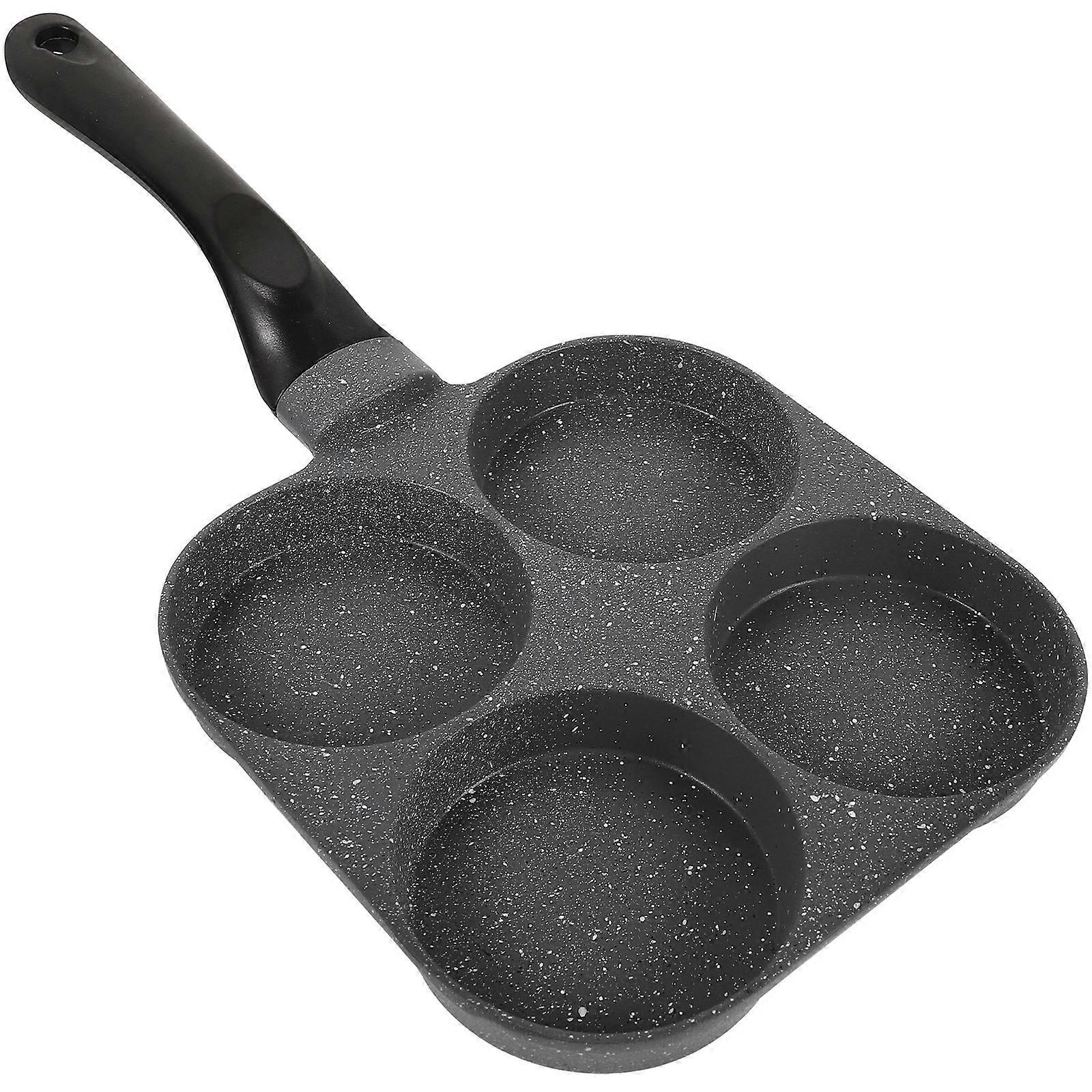 Four Hole Omelet Pan Non Stick Egg Frying Pan for Breakfast