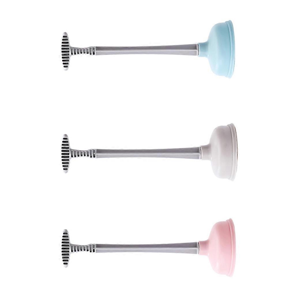 Waste Pipe Cleaner Practical Suction Sanitary for Office Use Grey 41.5*14.5cm Pipe Unclogging 2Set