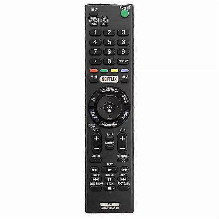 RMT-TX100B Compatible For Sony TV Remote Control Television Replacement Handheld Controller 25-26