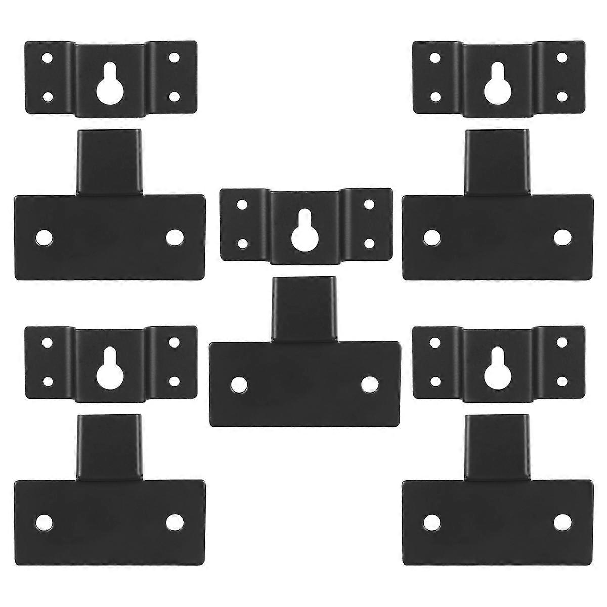 Speaker Wall Holder Wall Bracket for 5Pcs Universal Mounting Use Black