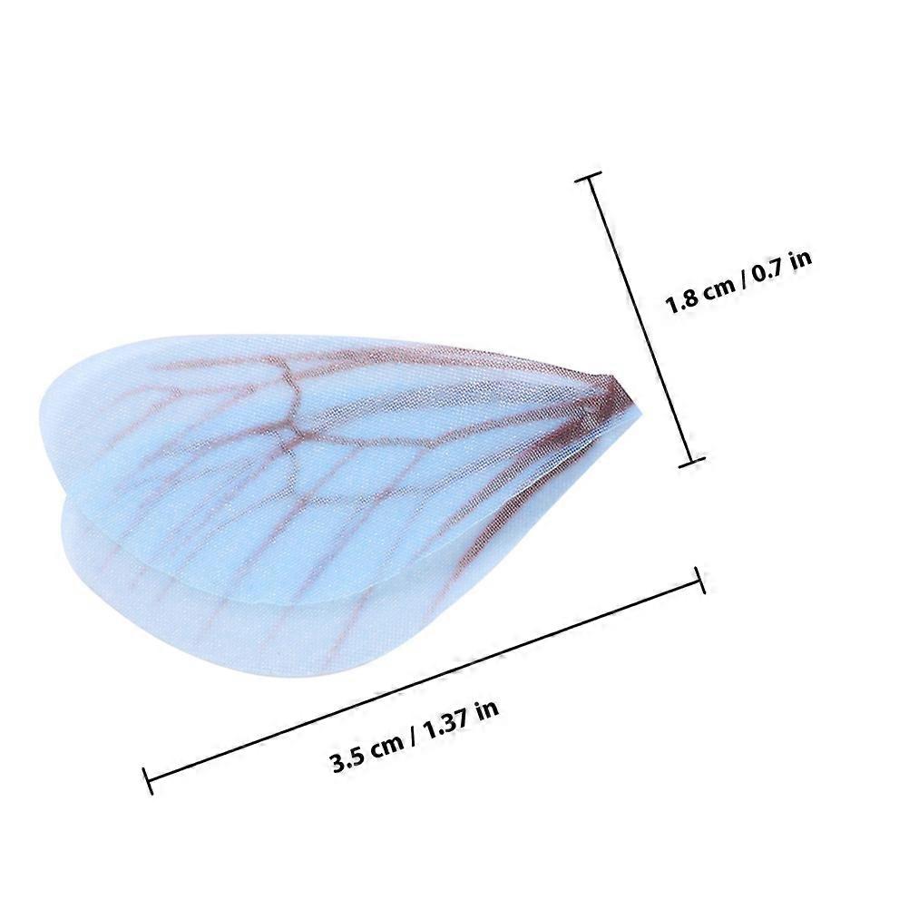 Artificial Earrings Accessories Dragonfly Wings for Decoration 50Pcs Pack