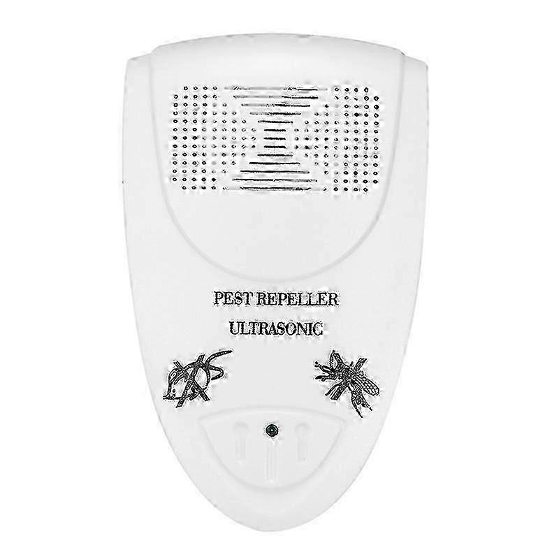 2pcs Ultrasonic Bat Repellent Plugin Pest Control Device for Indoor Use, Chemical, Wide Coverage