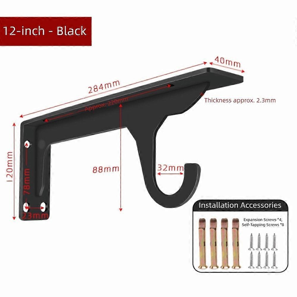Heavy Duty Triangular Bracket Rustproof Metal Bracket Shelf Brackets Thickened Sturdy Triangle Hook Bracket Wardrobe