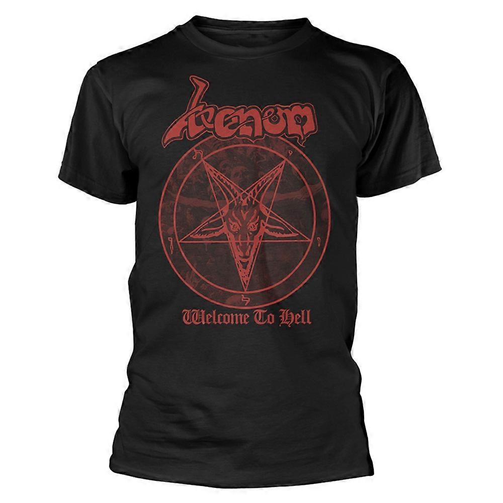 Venom Welcome To Hell Red Logo T Shirt