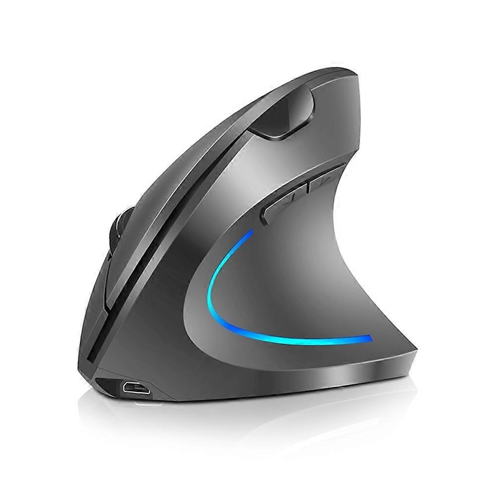 2.4G Wireless Vertical Mouse Rechargeable Mouse with 3 Adjustable DPI Levels and Auto Sleep