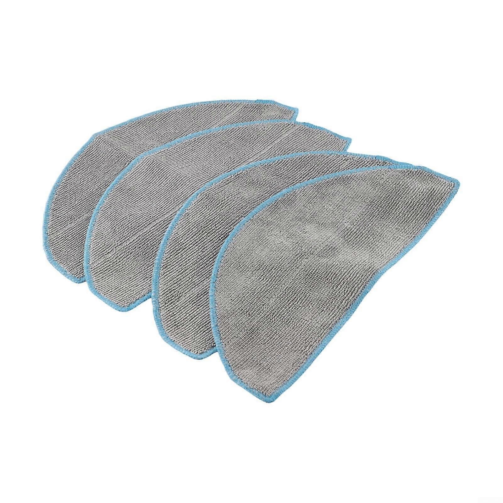 Mop Cloth Kit 4 Pack  Reusable Microfiber Replacement Pads for Roomba Combo Floor Cleaning