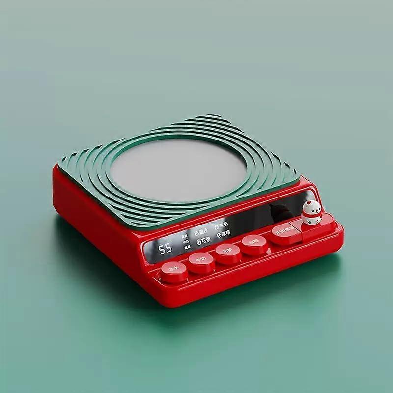 Coffee Mug Warmer with 4 Temp Settings, Fast Heating, Auto Shut Off, 112H Timer for Desk, Black