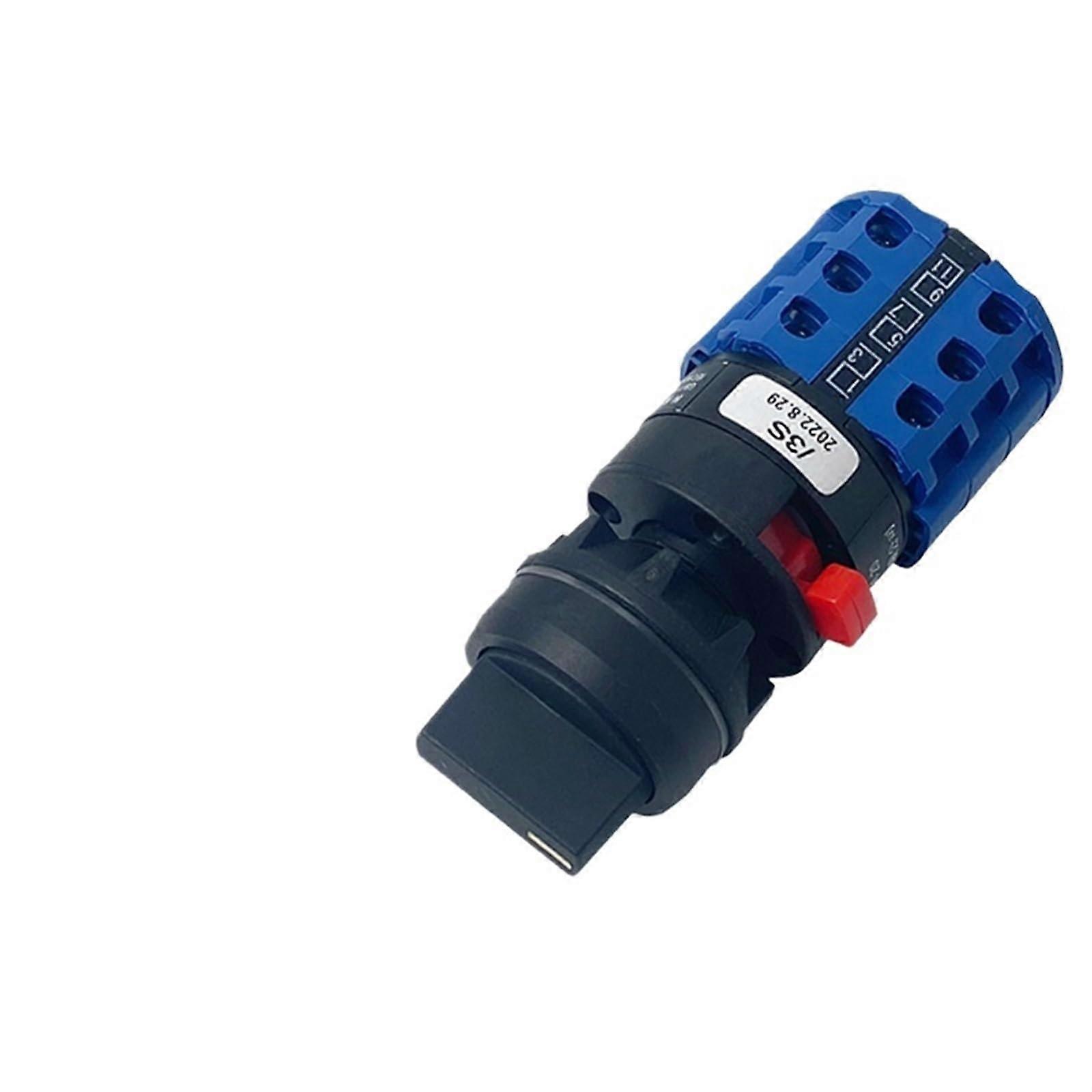 LW26 Manual Generator Transfer Switch 22mm Panel Mount Dual Power Control 3 Position Rotary