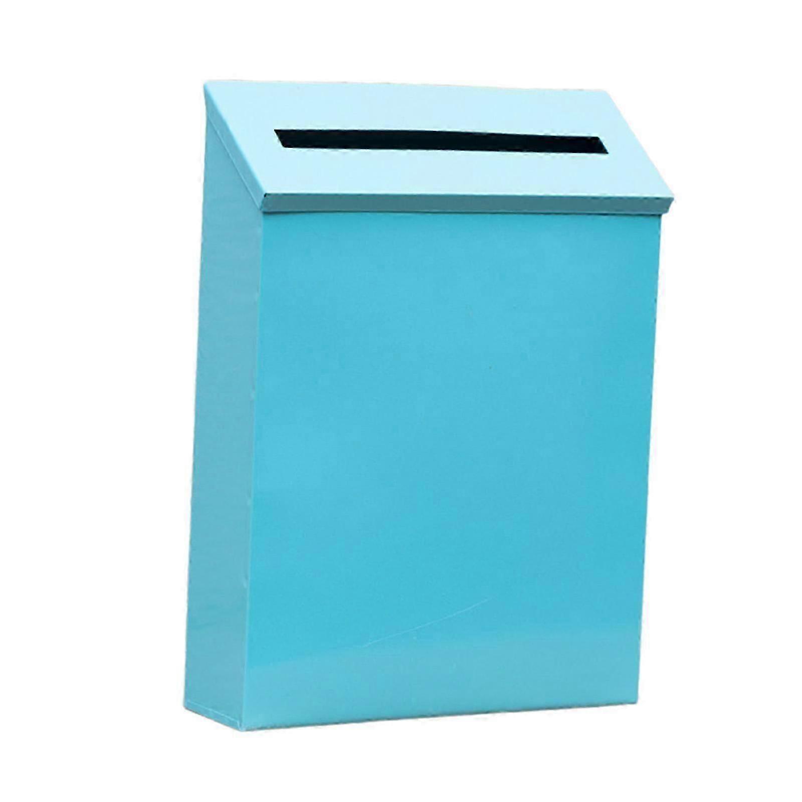 Wall Mount Mailbox, Large Capacity Mail Box, Metal Post Box, Mailboxes for Outside, 8.66'x2.36'x11.42'