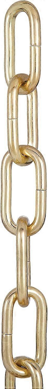 Messingkleurige, zware ketting (0 gauge)