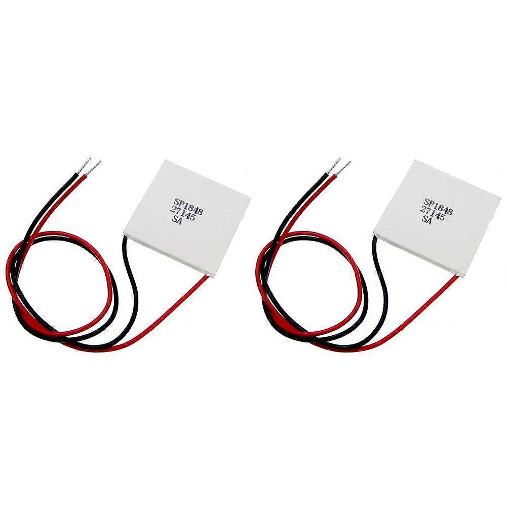 2pcs 40X40mm Useful Simple Module Thermoelectric Generator Semiconductor High Temperature Power