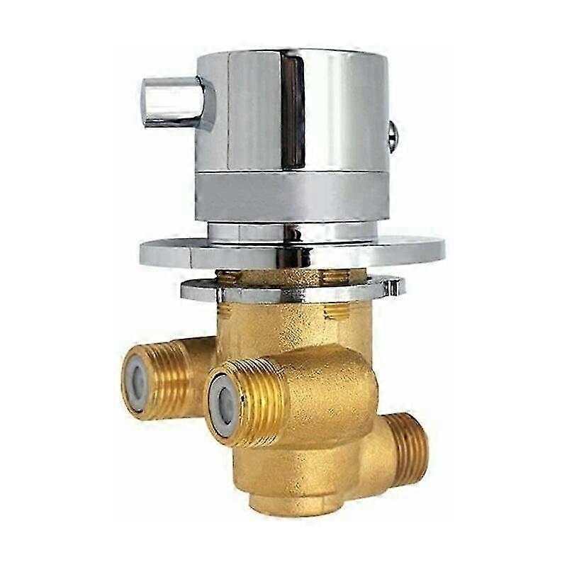 Thermostatic Shower Column with Brass Mixer, Wall-Mounted