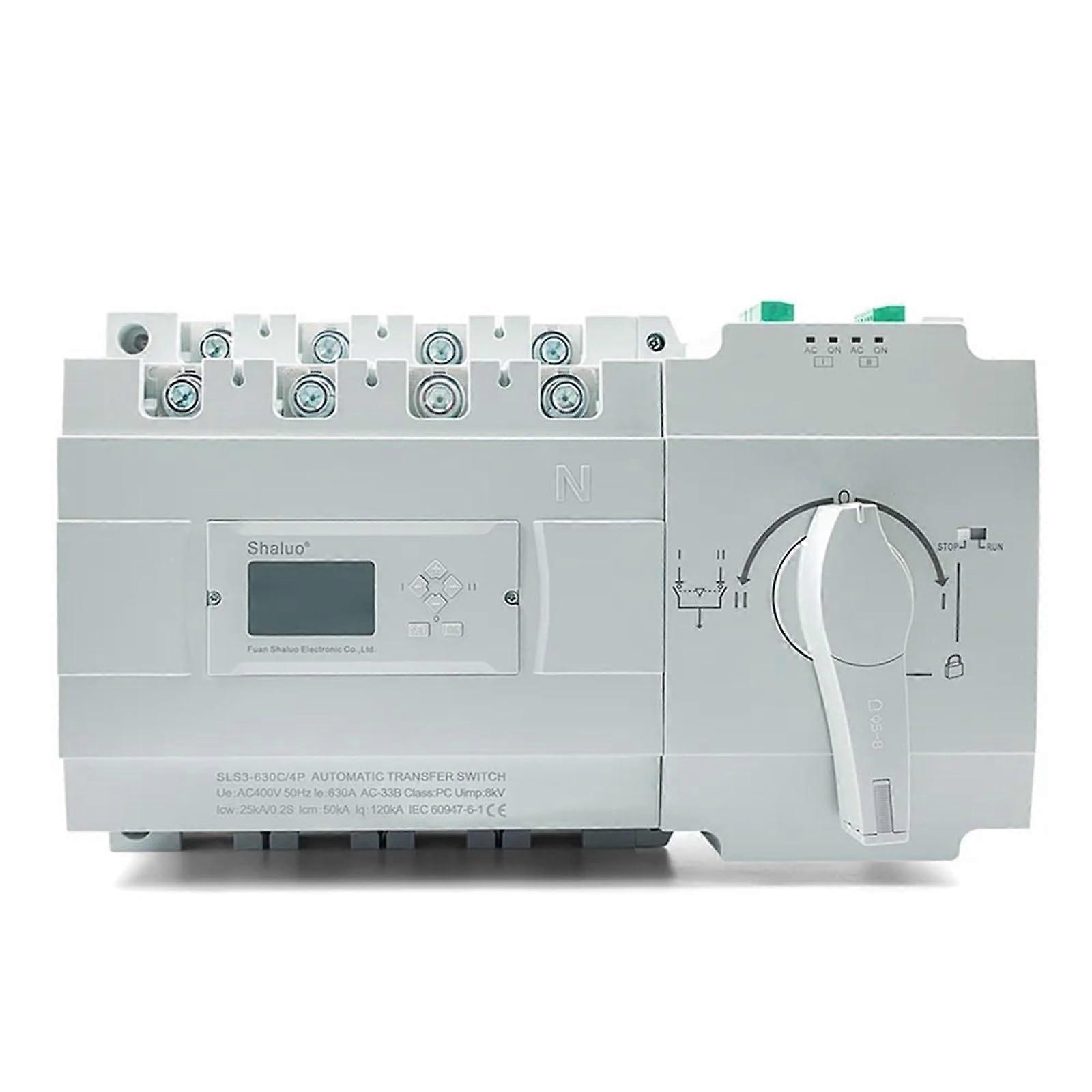 Automatic Transfer Switch 220V Dual Power Generator Controller with Manual Control Option
