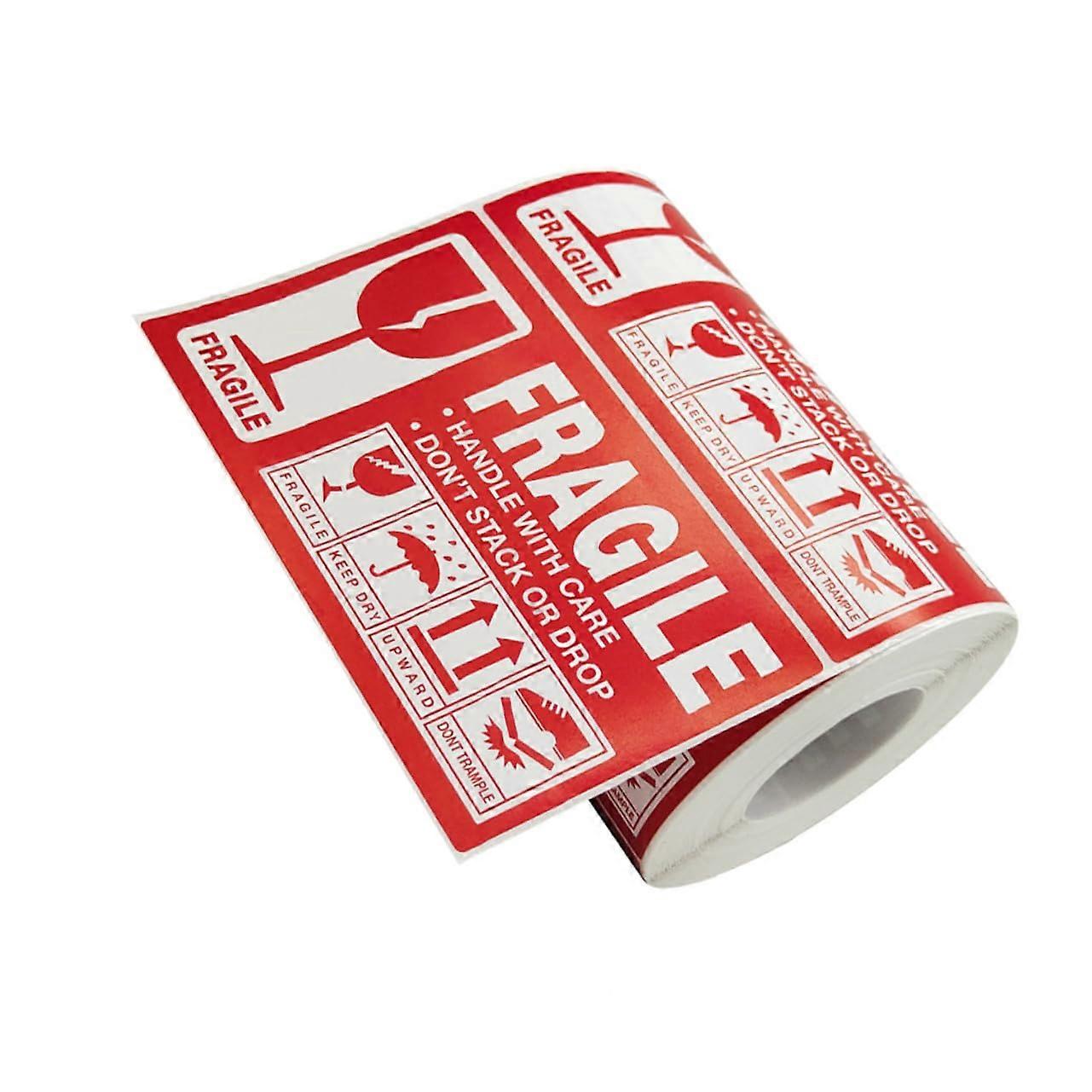 Fragile Stickers Roll with Strong SelfAdhesive Handle With Care  Labels for Packaging