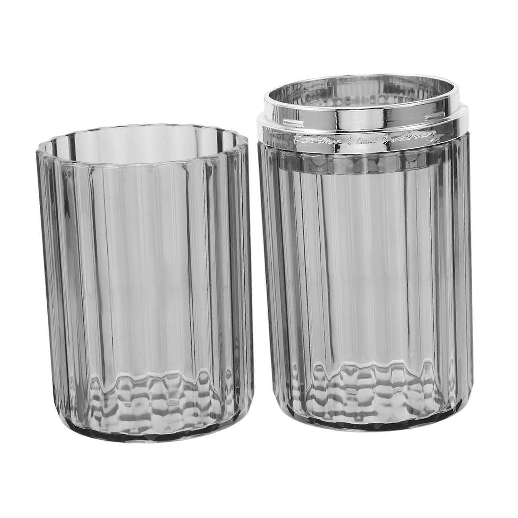 Travel Toothbrush Case Cup with Secure Closure, Compact Organizer for Toothbrush and Toothpaste