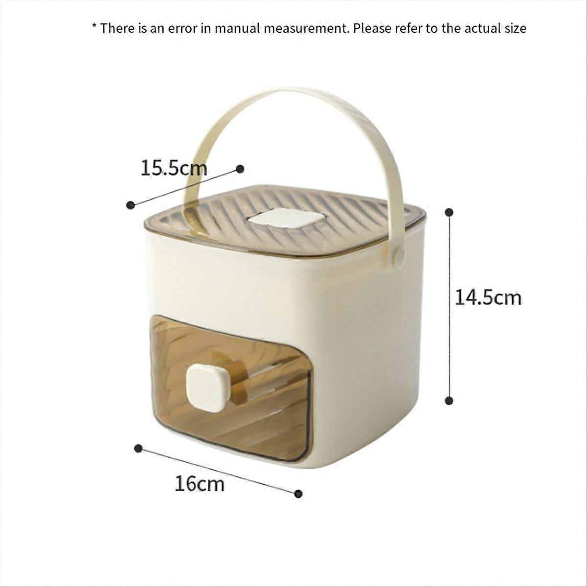  Tray with Lid for Freezer with 2 Trays Easy Release A