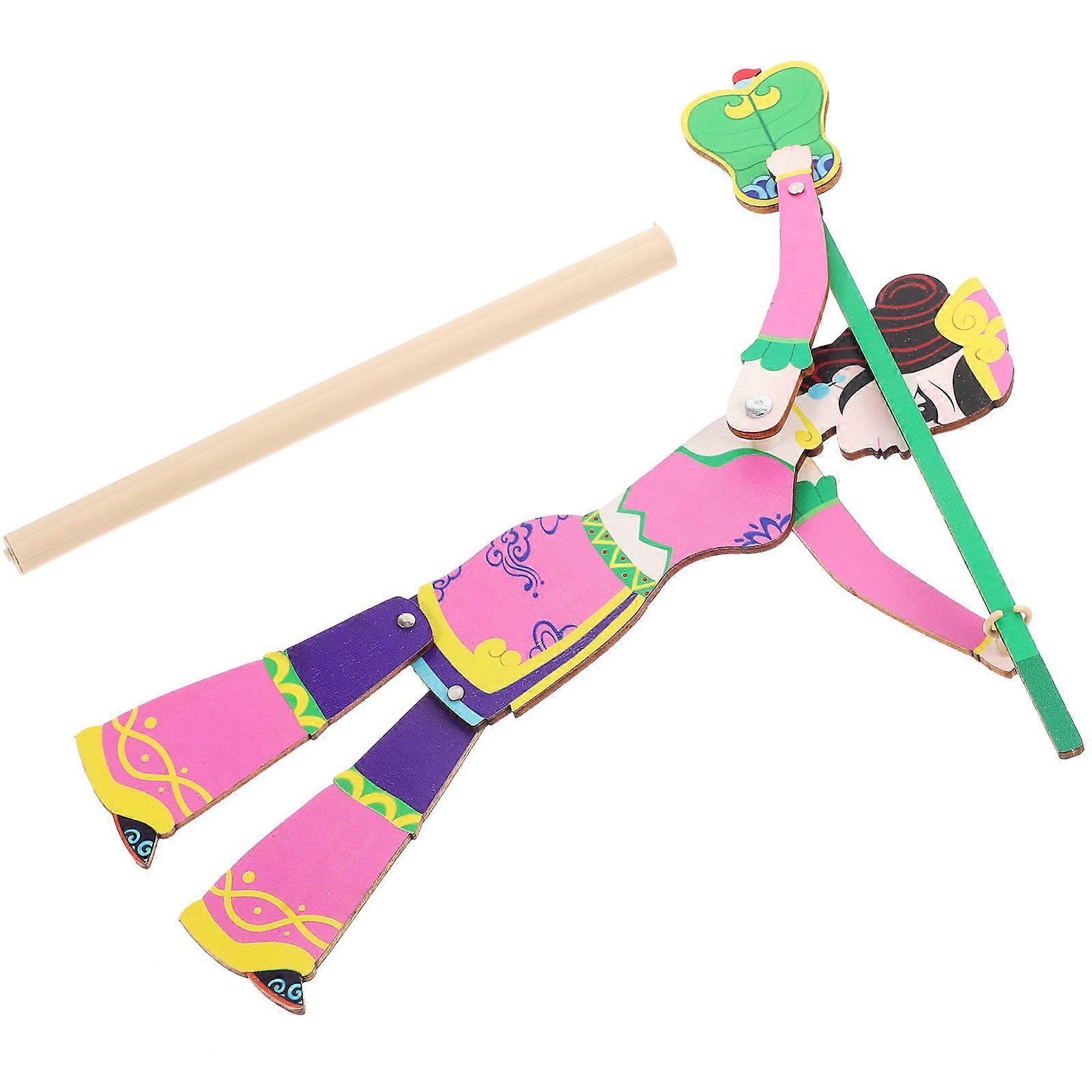 Shadow Plaything Folk Shadow Craft Violet Wood Cultural Performance 1Set