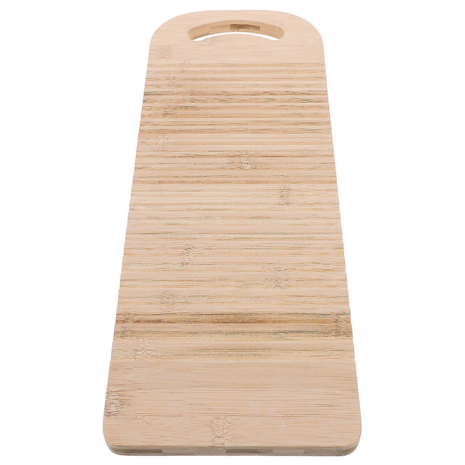Thickened Bamboo Laundry Washboard for Home Use with Non-Slip Function