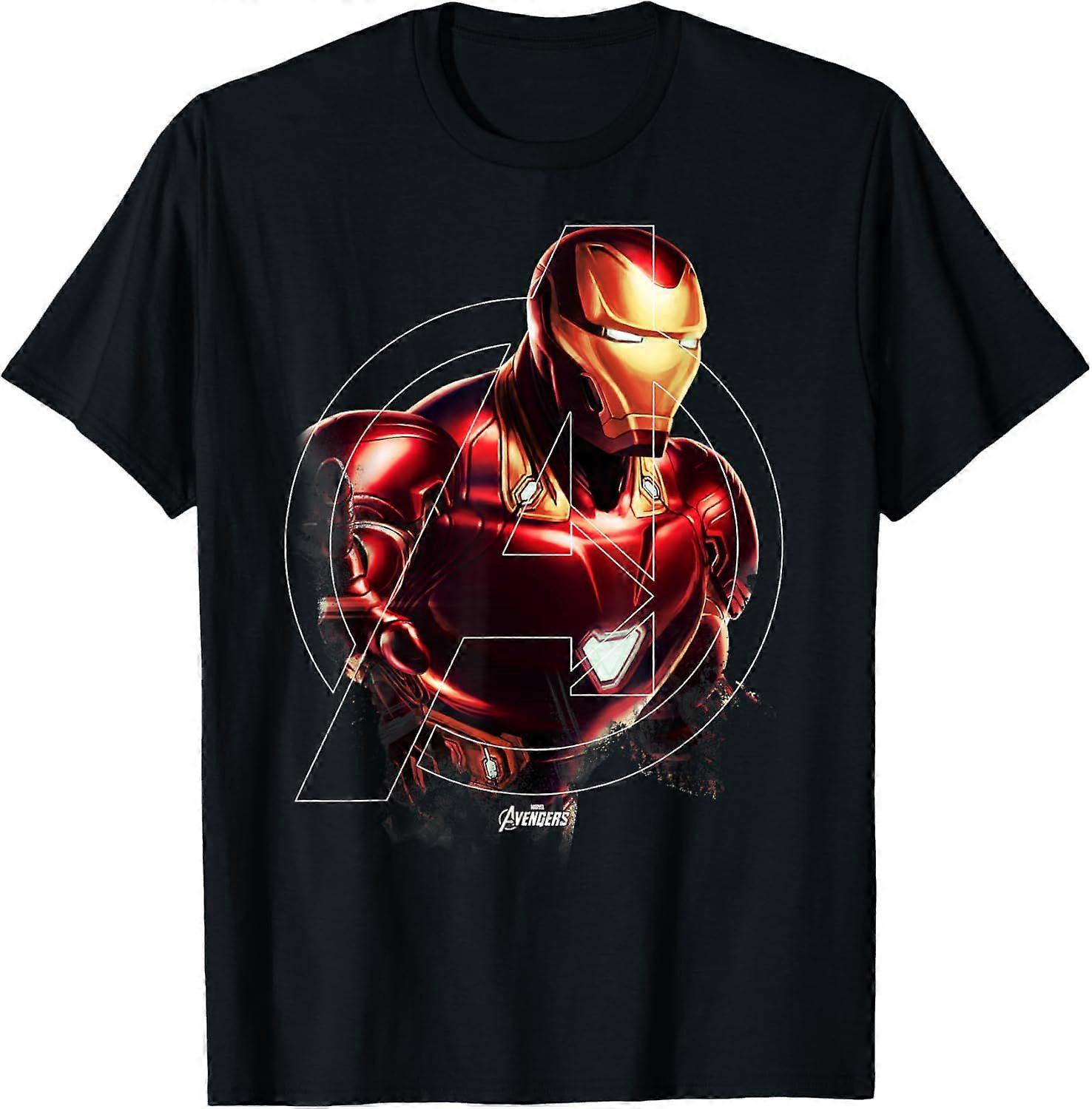 Marvel Avengers Endgame Iron Man Portrait Graphic T-Shirt TN 2131